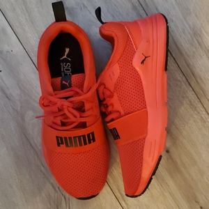 Size 5C red Puma sneakers